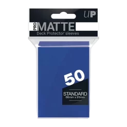 Fundas Ultra Pro Matte Blue Standard Para Cartas De Pokémon (50pc)